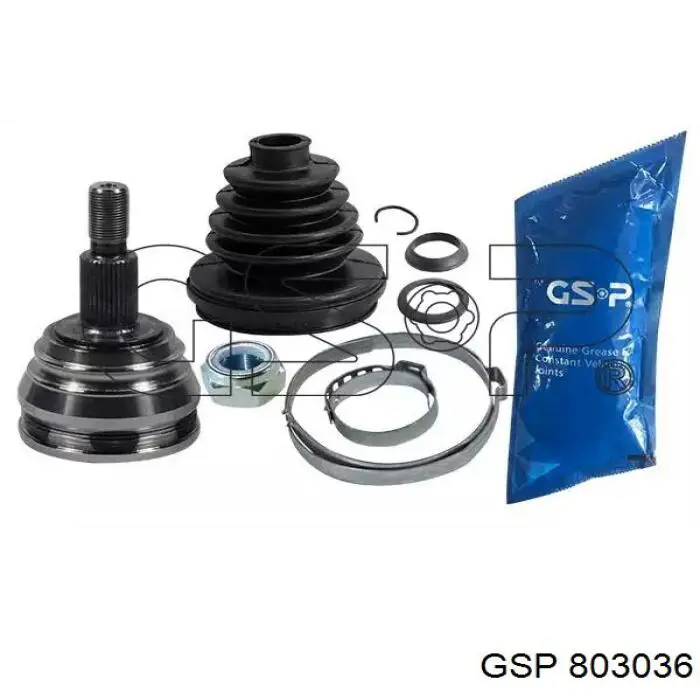 Przegub homokinetyczny przedni zewnętrzny GSP 803036 cena, od 37,17 USD