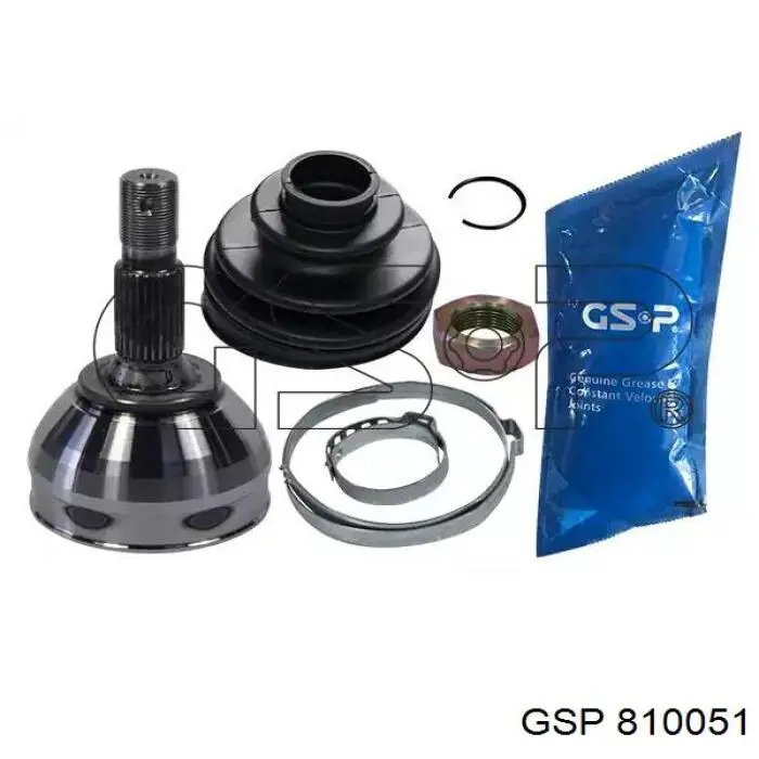 Przegub homokinetyczny przedni zewnętrzny GSP 810051 cena, od 44,66 USD
