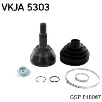 Przegub homokinetyczny przedni zewnętrzny GSP 818067 cena, od 40,18 USD