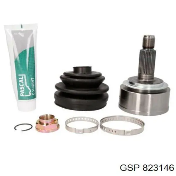 Przegub homokinetyczny przedni zewnętrzny GSP 823146 cena, od 47,83 USD