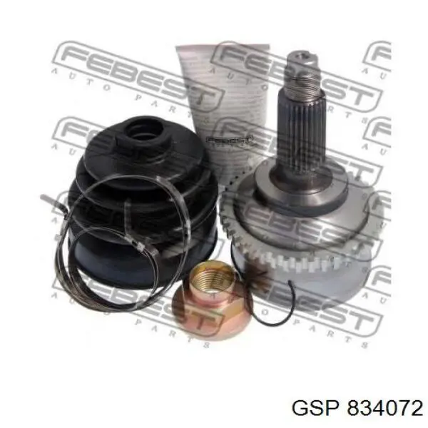 Przegub homokinetyczny przedni zewnętrzny GSP 834072 cena, od 46,46 USD