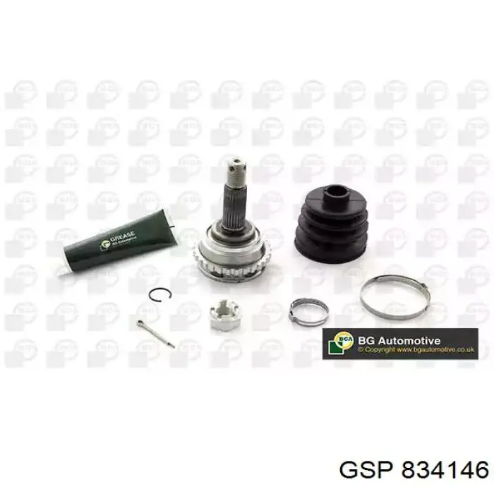 Przegub homokinetyczny przedni zewnętrzny GSP 834146 cena, od 46,84 USD