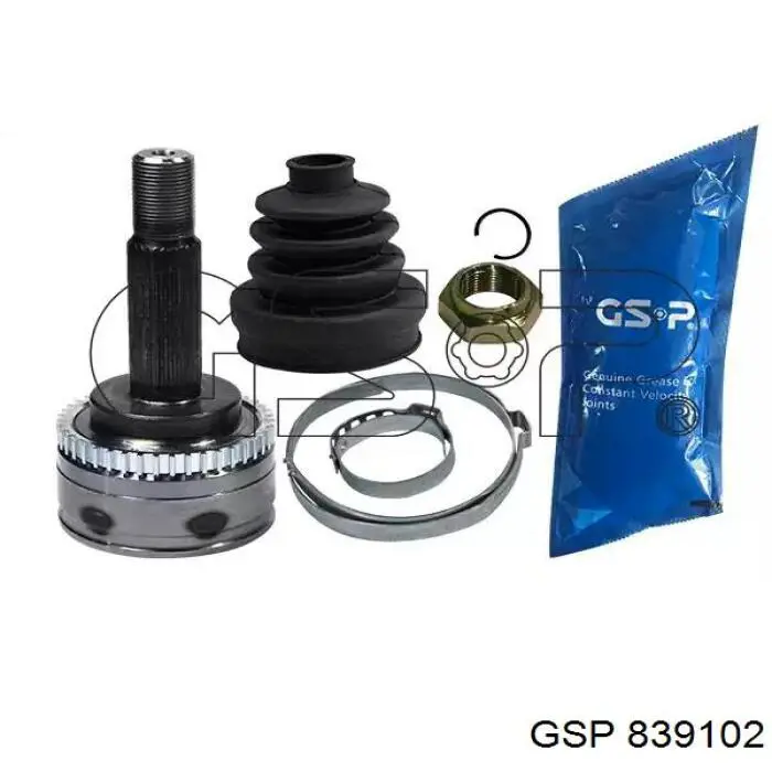 Przegub homokinetyczny przedni zewnętrzny GSP 839102 cena, od 41,29 USD