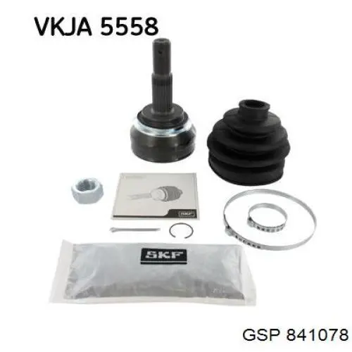 Do koszyka 841078 GSP Przegub homokinetyczny przedni zewnętrzny