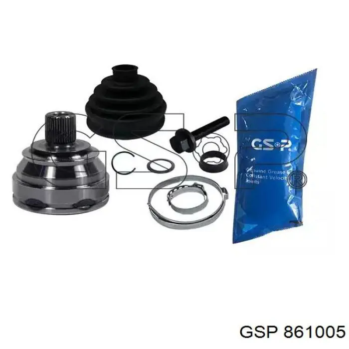 Przegub homokinetyczny przedni zewnętrzny GSP 861005 cena, od 43,60 USD