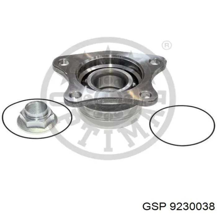 Piasta tylna GSP 9230038 cena, od 51,10 USD