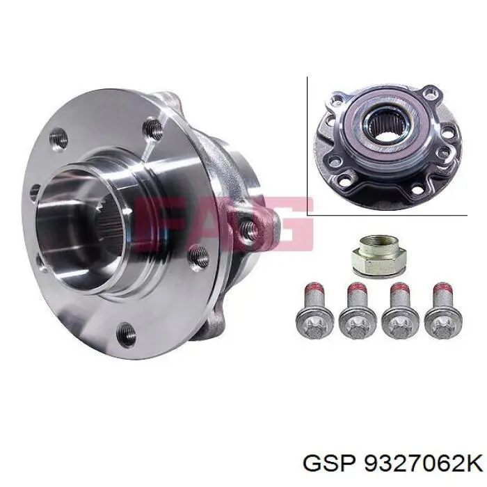 Piasta przednia GSP 9327062K cena, od 79,46 USD