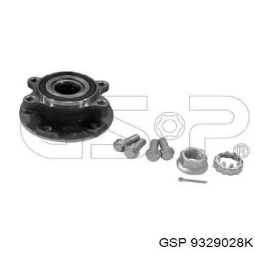 9329028K GSP Piasta przednia