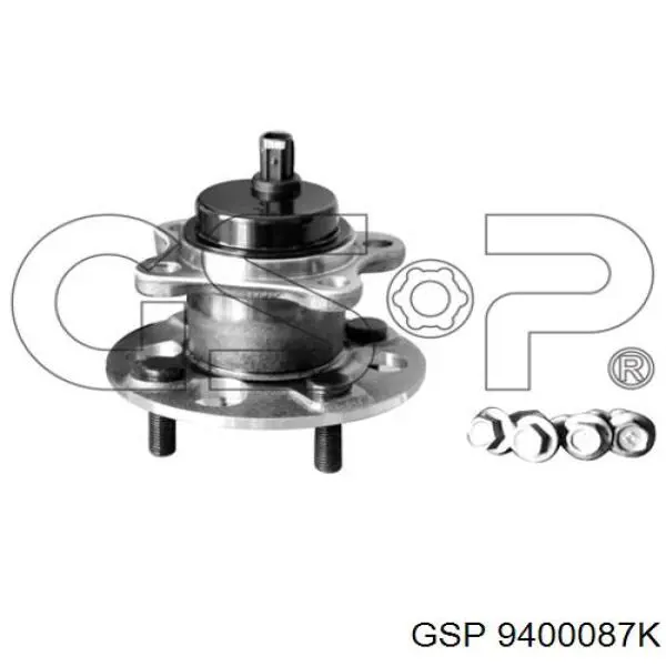 Piasta tylna GSP 9400087K cena, od 69,86 USD