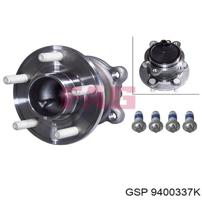 Piasta tylna GSP 9400337K cena, od 86,26 USD