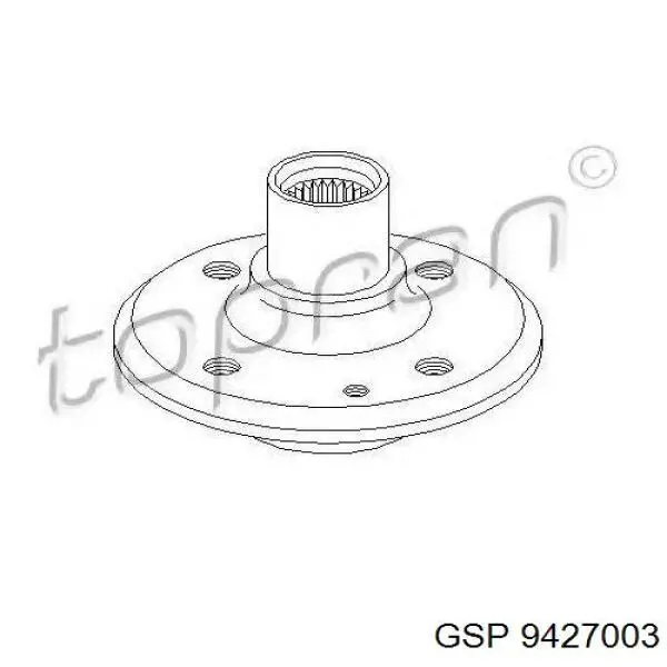 Do koszyka 9427003 GSP Piasta tylna