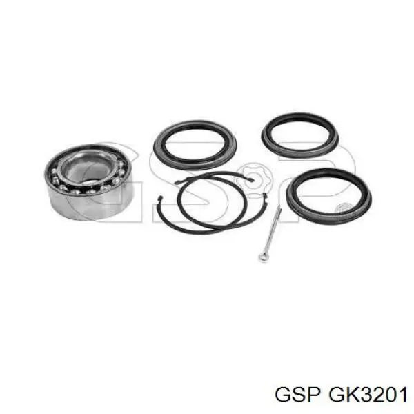 Łożysko piasty przedniej GSP GK3201 cena, od 25,41 USD