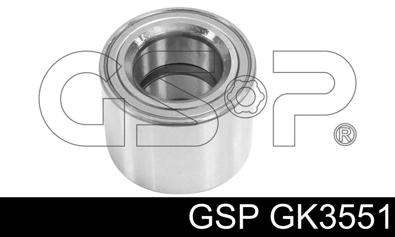 Łożysko piasty przedniej GSP GK3551 cena, od 32,45 USD