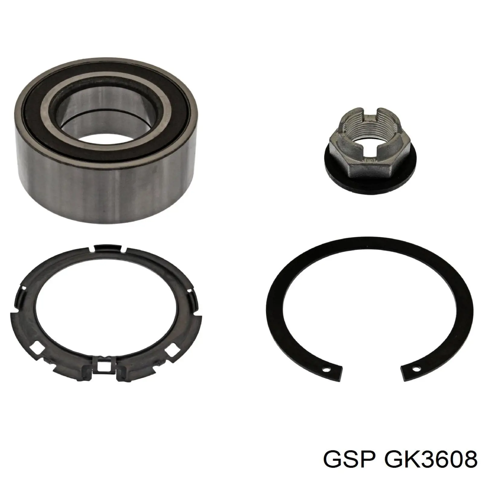 Łożysko piasty przedniej GSP GK3608 cena, od 30,98 USD