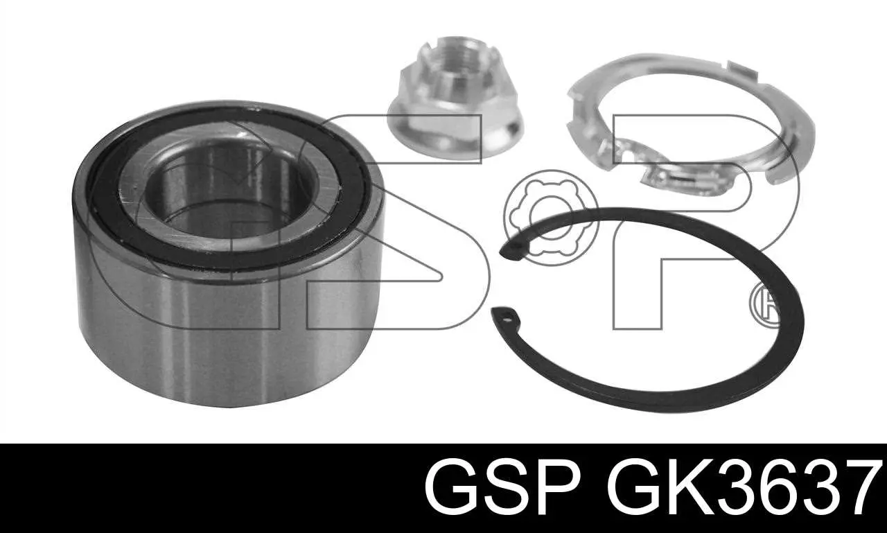 Łożysko piasty przedniej GSP GK3637 cena, od 20,02 USD
