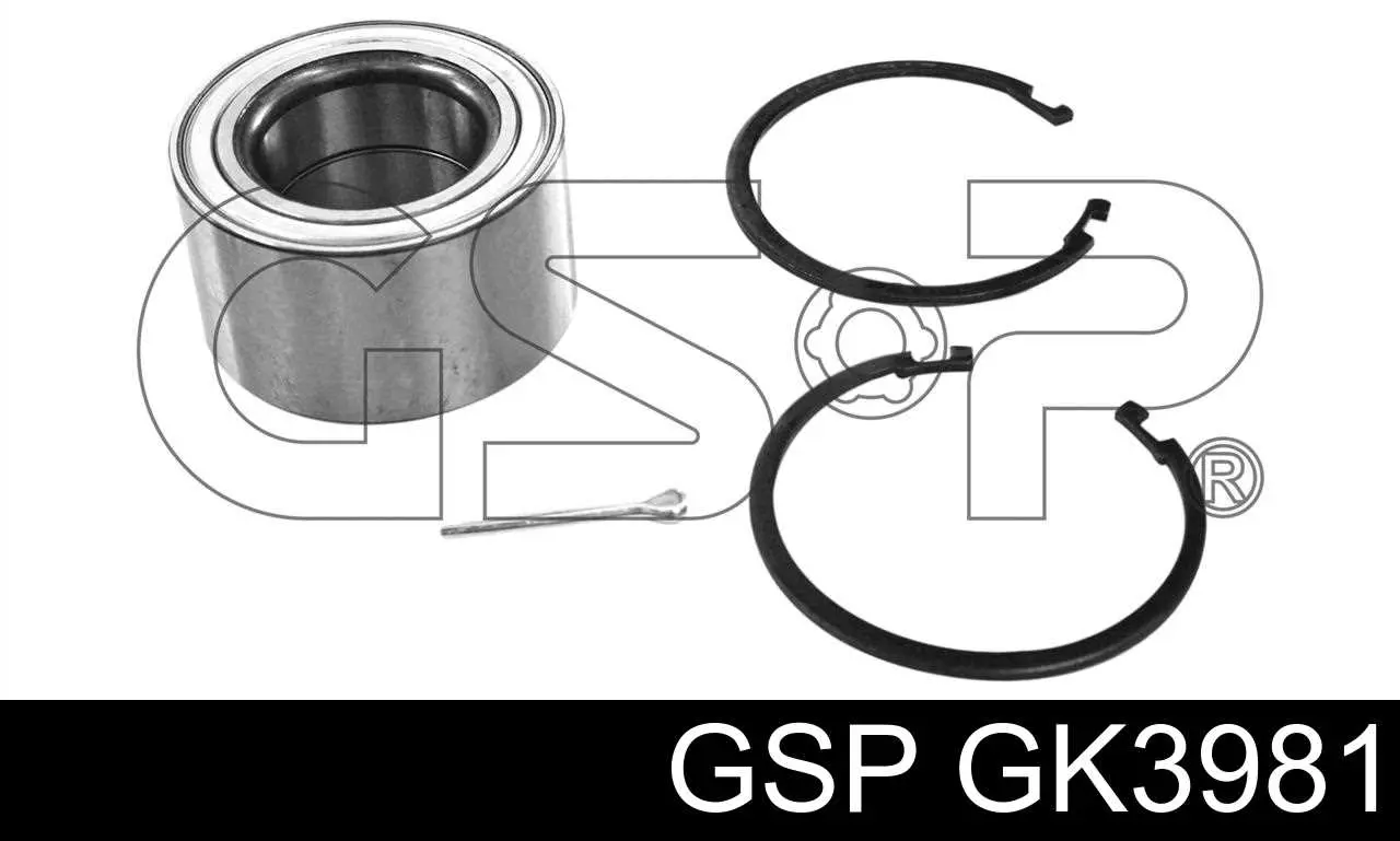 Łożysko piasty przedniej GSP GK3981 cena, od 26,16 USD
