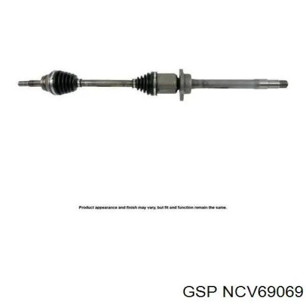 Półoś napędowa przednia lewa NCV69069 GSP