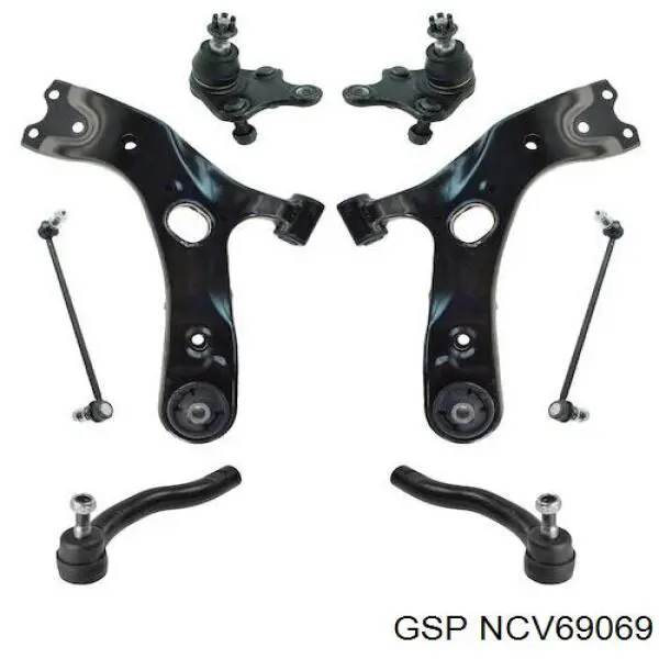 Półoś napędowa przednia lewa NCV69069 GSP