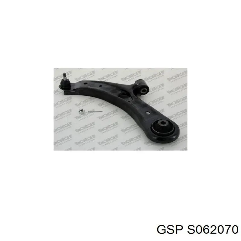 Do koszyka 4520268L00000 Suzuki Wahacz zawieszenia przedniego dolny lewy
