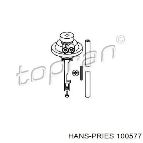 Regulator przepustnicy Hans Pries (Topran) 100577 cena, od 10,84 USD