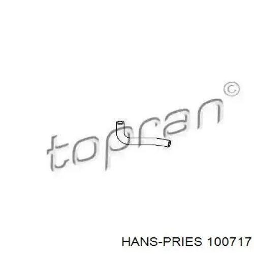 100717 Hans Pries (Topran) Przewód (króciec) układu chłodzenia