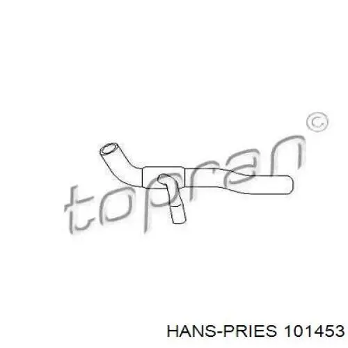 101453 Hans Pries (Topran) przewód (króciec układu chłodzenia)