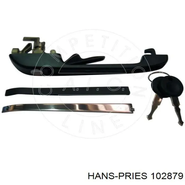Klamka drzwi przednich zewnętrzna prawa Hans Pries (Topran) 102879 cena, od 13,11 USD