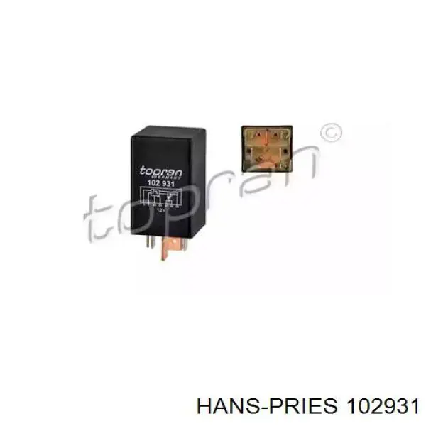 102931 Hans Pries (Topran) Przekaźnik świec żarowych