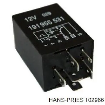 Przekaźnik sterownika wycieraczek Hans Pries (Topran) 102966 cena, od 11,19 USD