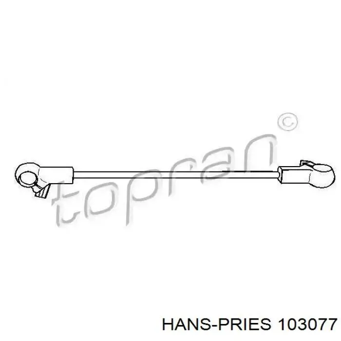 103077 Hans Pries (Topran) mechanizm - cięgno zmiany biegów