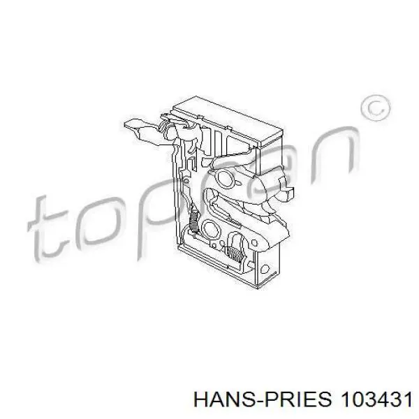 103431 Hans Pries (Topran) zamek drzwi przednich prawych