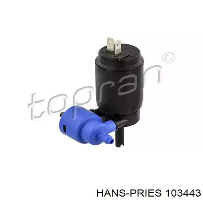 103443 Hans Pries (Topran) Pompka spryskiwacza szyby przedniej/tylnej