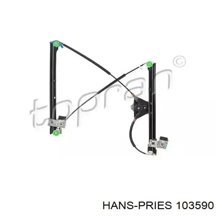 Do koszyka 103590 Hans Pries (Topran) Mechanizm podnoszenia szyby drzwi przednich lewych