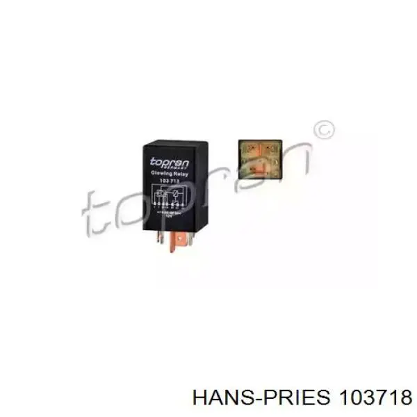 103718 Hans Pries (Topran) Przekaźnik świec żarowych