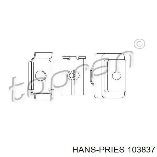 103837755 Hans Pries (Topran) Linka sprzęgła