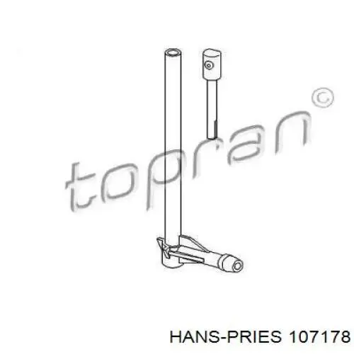 Dysza spryskiwacza szyby tylnej Hans Pries (Topran) 107178 cena, od 2,95 USD