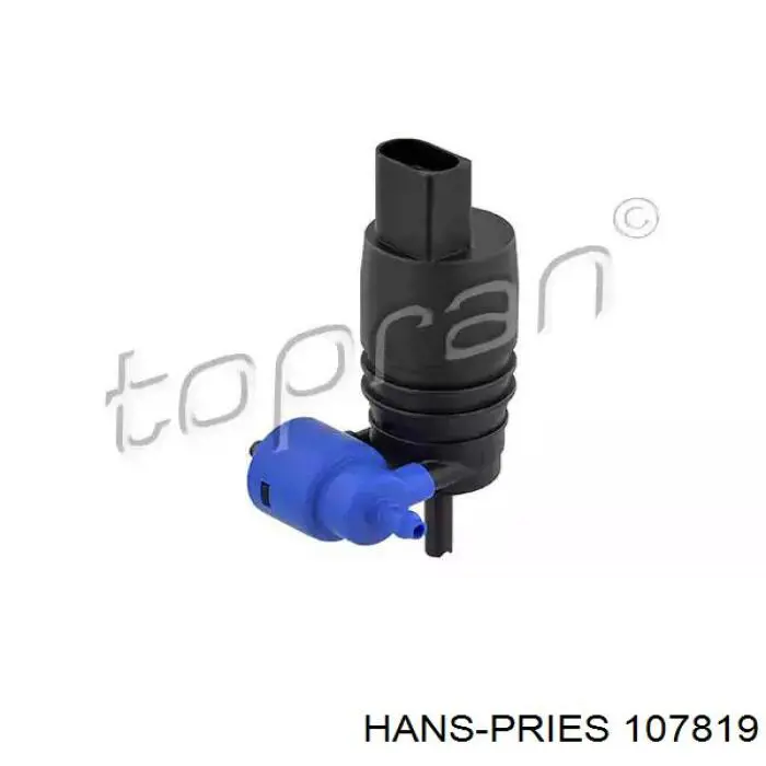 107819 Hans Pries (Topran) Pompka spryskiwacza szyby przedniej/tylnej