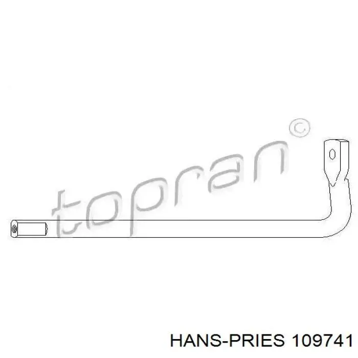 109741 Hans Pries (Topran) Wspornik napinacza paska napędowego