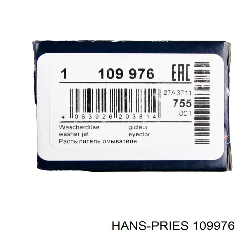 Do koszyka 109976 Hans Pries (Topran) Dysza spryskiwacza szyby przedniej