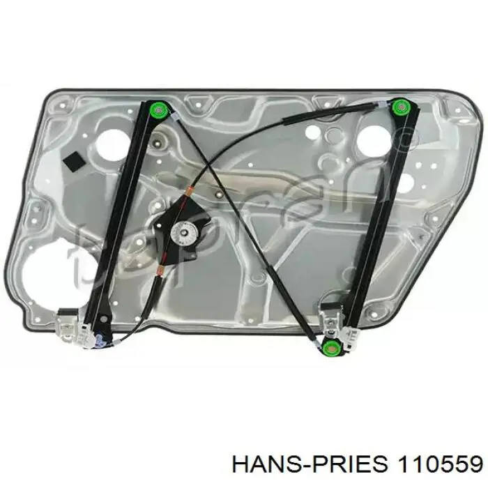 110559 Hans Pries (Topran) Mechanizm podnoszenia szyby drzwi przednich lewych