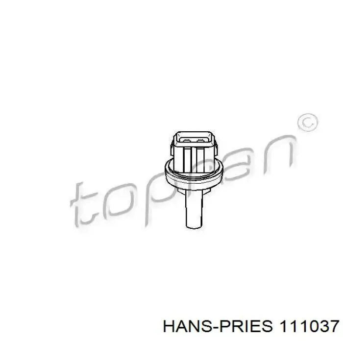 Czujnik temperatury wewnętrznej Hans Pries (Topran) 111037 cena, od 13,63 USD