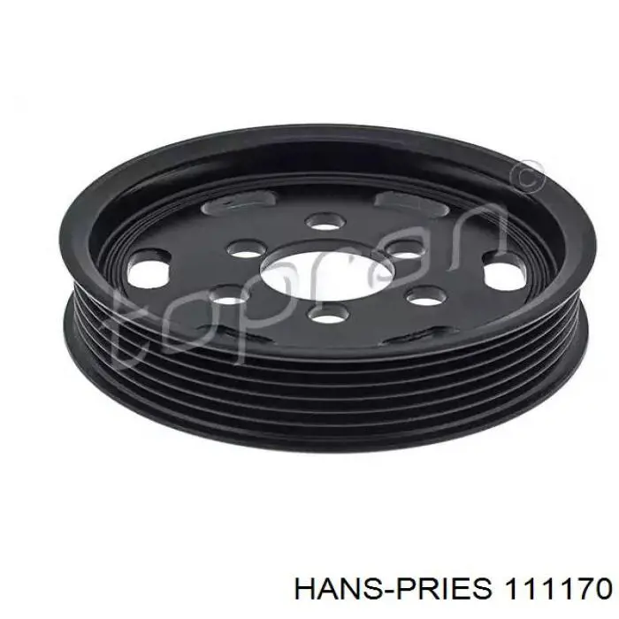 111170 Hans Pries (Topran) Koło pasowe pompy wspomagania hydraulicznego