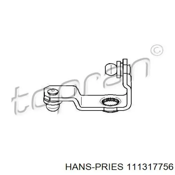 Zestaw naprawczy cięgna zmiany biegów Hans Pries (Topran) 111317756 cena, od 13,18 USD