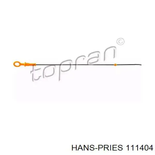 111404 Hans Pries (Topran) Bagnet poziomu oleju w silniku