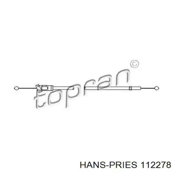 Linka otwierania maski do Volkswagen Passat B5 3B3