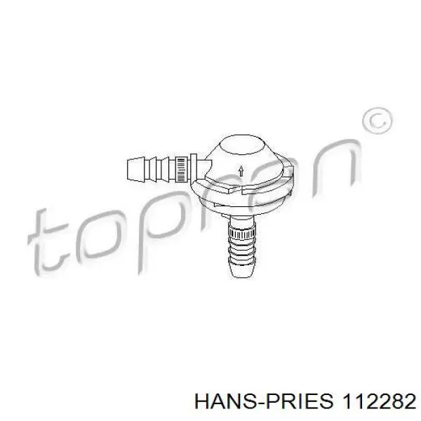 Zawór PCV odpowietrzający silnik Hans Pries (Topran) 112282 cena, od 5,53 USD