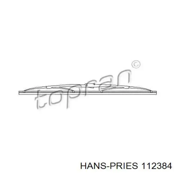 112384 Hans Pries (Topran) pióro wycieraczki szyby tylnej