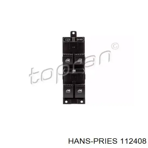 112408 Hans Pries (Topran) Panel przyciskowy sterowania podnośnikiem szyby przedni lewy