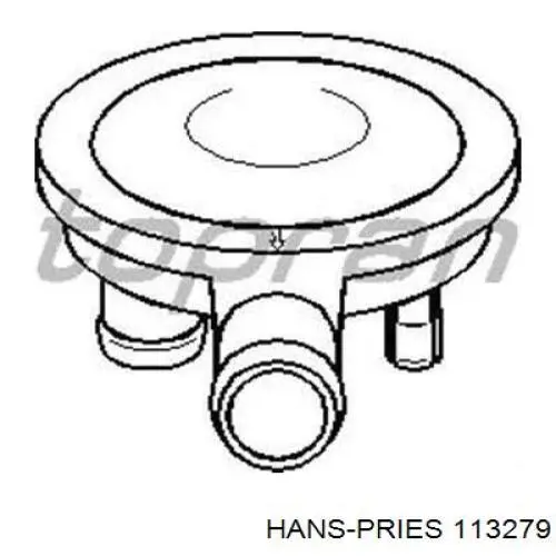 Zawór PCV odpowietrzający silnik Hans Pries (Topran) 113279 cena, od 15,75 USD