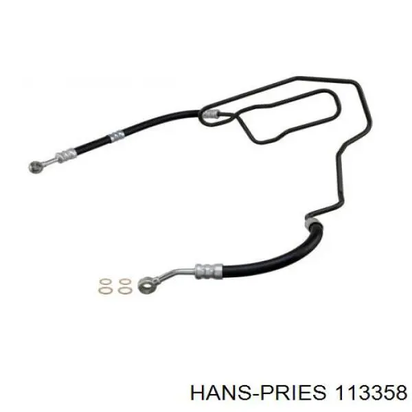 Przewód hydraulicznego układu wspomagania wysokiego ciśnienia, od pompy do maglownicy (mechanizmu) Hans Pries (Topran) 113358 cena, od 89,96 USD